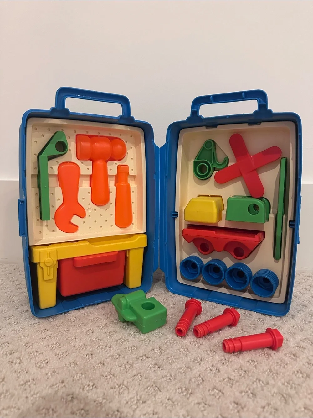 Vintage Mattel Tuff Stuff Workshop Play Set Play Tools